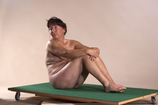 Nude Woman White Sitting poses - ALL Average medium brown Sitting poses - simple Pinup