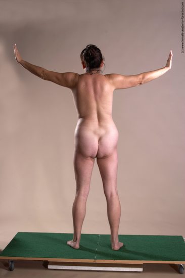 Nude Woman White Standing poses - ALL Average medium brown Standing poses - simple Pinup