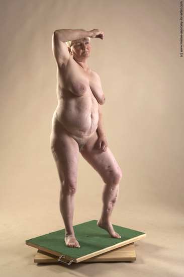 Nude Woman White Standing poses - ALL Average short blond Standing poses - simple Pinup