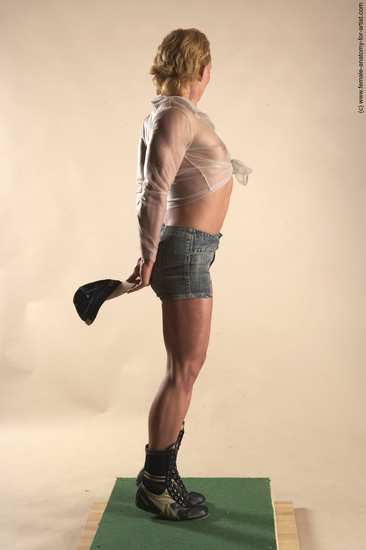 Casual Woman White Standing poses - ALL Muscular medium blond Standing poses - simple Academic