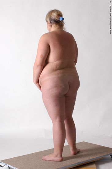 Nude Woman White Standing poses - ALL Overweight medium colored Standing poses - simple Pinup