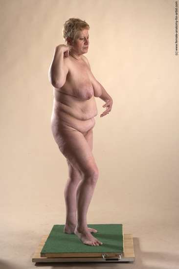 Nude Woman White Standing poses - ALL Average short blond Standing poses - simple Pinup