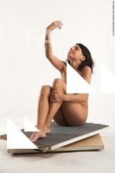 Nude Woman White Standing poses - ALL Slim medium brown Standing poses - simple Pinup