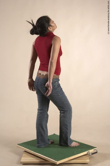 Casual Woman Multiracial Standing poses - ALL Slim long black Standing poses - simple Academic