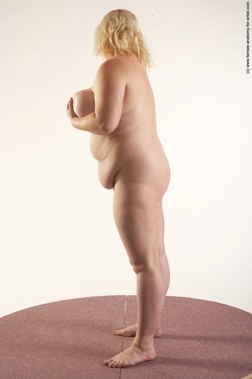 Nude Woman White Standing poses - ALL Overweight medium blond Standing poses - simple Pinup