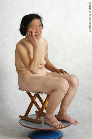 and more Nude Woman Asian Sitting poses - ALL Slim medium black Sitting poses - simple Pinup