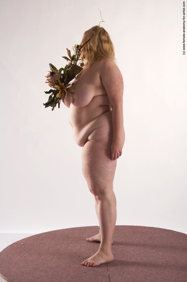 Nude Woman White Standing poses - ALL Overweight medium blond Standing poses - simple Pinup