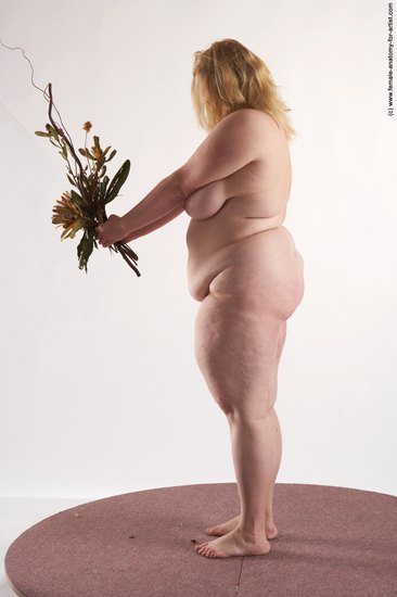 Nude Woman White Standing poses - ALL Overweight medium blond Standing poses - simple Pinup