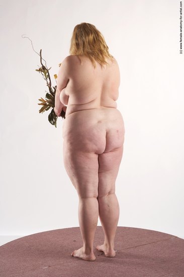 Nude Woman White Standing poses - ALL Overweight medium blond Standing poses - simple Pinup