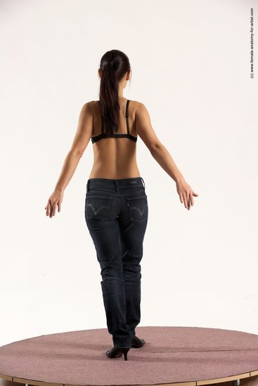 Casual Woman White Standing poses - ALL Slim long brown Standing poses - simple Multi angle poses Academic