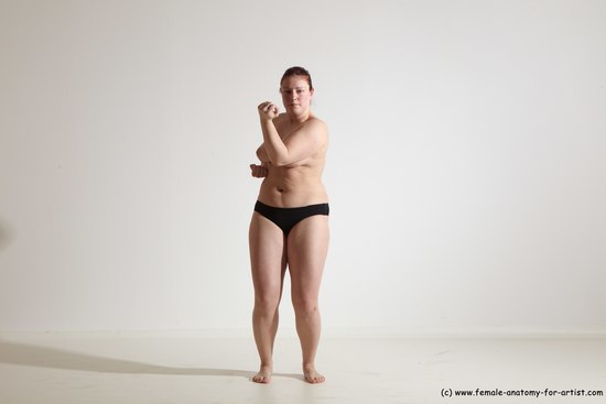 Nude Martial art Woman White Standing poses - ALL Average medium colored Standing poses - simple Dynamic poses Pinup