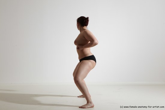 Nude Martial art Woman White Standing poses - ALL Average medium colored Standing poses - simple Dynamic poses Pinup