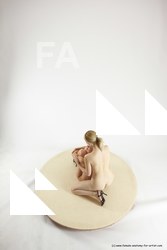 Nude Woman - Woman White Standing poses - ALL Slim long blond Standing poses - simple Multi angle poses Pinup