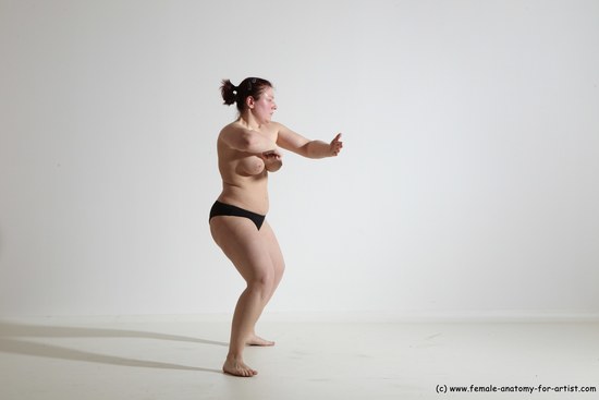 Nude Martial art Woman White Standing poses - ALL Average medium colored Standing poses - simple Dynamic poses Pinup