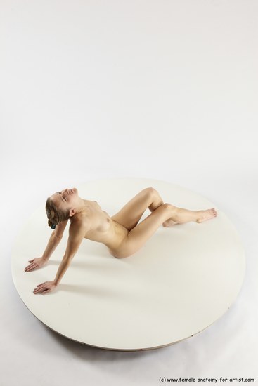 Nude Woman White Sitting poses - ALL Athletic long blond Sitting poses - simple Multi angle poses Pinup