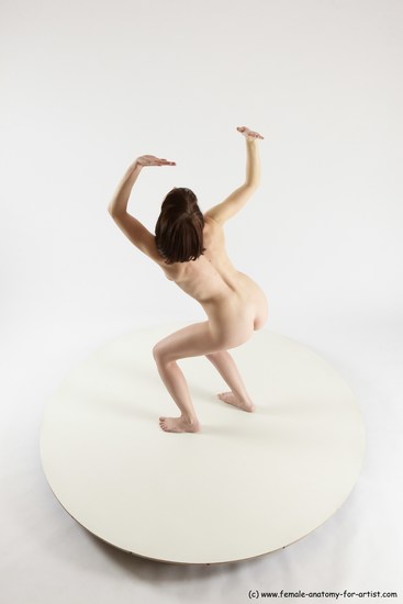 Nude Woman White Standing poses - ALL Slim medium brown Standing poses - simple Multi angle poses Pinup