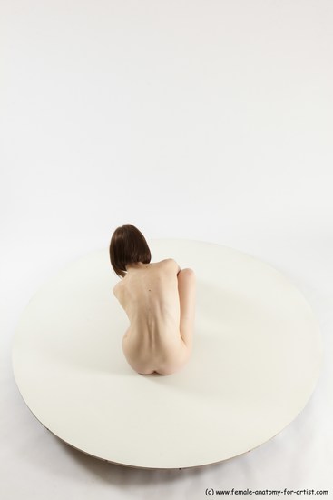 Nude Woman White Sitting poses - ALL Slim medium brown Sitting poses - simple Multi angle poses Pinup