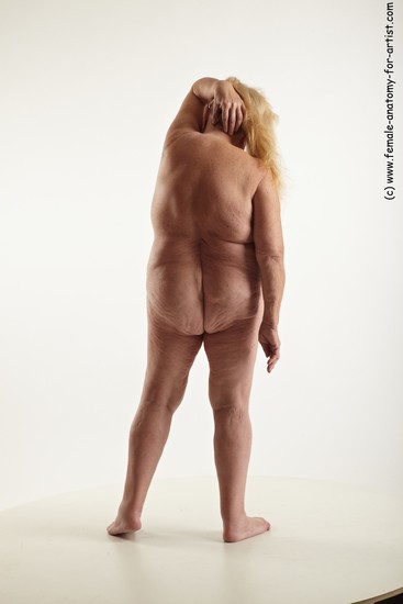 and more Nude Woman White Standing poses - ALL Overweight long blond Standing poses - simple Pinup