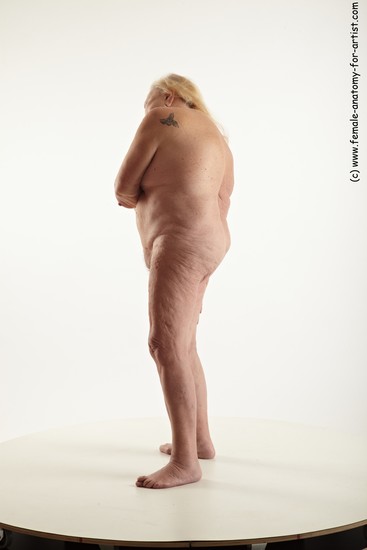 and more Nude Woman White Standing poses - ALL Overweight long blond Standing poses - simple Pinup