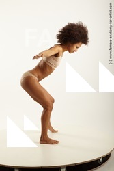 Underwear Gymnastic poses Woman Black Sitting poses - ALL Slim medium black Academic