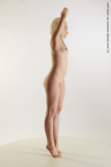 Nude Woman White Standing poses - ALL Slim medium blond Standing poses - simple Standard Photoshoot Pinup