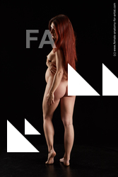 Nude Woman White Standing poses - ALL Pregnant long brown Standing poses - simple Standard Photoshoot Pinup