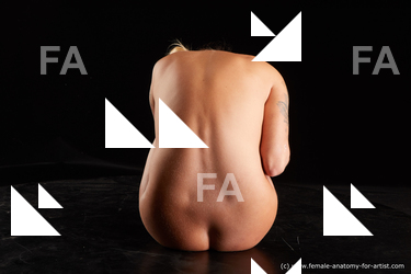 Nude Woman White Sitting poses - ALL Slim long brown Sitting poses - simple Standard Photoshoot Pinup