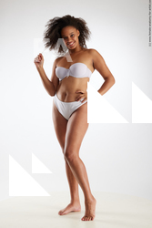 Underwear Woman Black Standing poses - ALL Average long black Standing poses - simple Standard Photoshoot Academic
