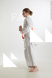 Sportswear Woman White Standing poses - ALL Slim long brown Standing poses - simple Standard Photoshoot  Academic