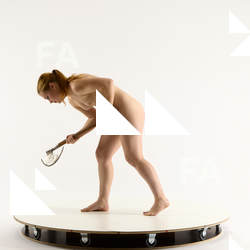 Nude Woman White Standing poses - ALL Slim Standing poses - bend over long brown Fighting with axe Standard Photoshoot Pinup