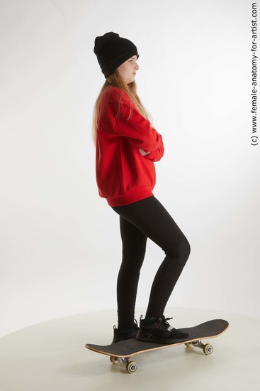 Casual Woman White Standing poses - ALL Slim long brown Standing poses - simple Standard Photoshoot  Academic