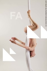 Nude Woman White Laying poses - ALL Slim medium brown Standard Photoshoot Pinup