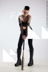 Casual Woman White Standing poses - ALL Slim short black Standing poses - simple Standard Photoshoot Academic