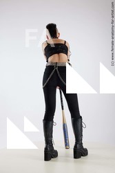 Casual Woman White Standing poses - ALL Slim short black Standing poses - simple Standard Photoshoot Academic