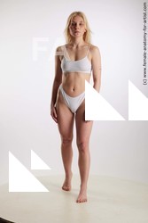 Underwear Woman White Standing poses - ALL Slim medium blond Standing poses - simple Standard Photoshoot Academic
