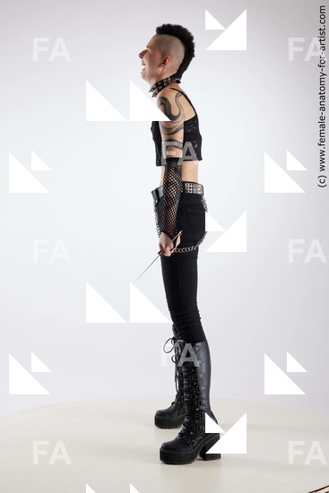 Casual Woman White Standing poses - ALL Underweight short black Standing poses - simple Standard Photoshoot Academic