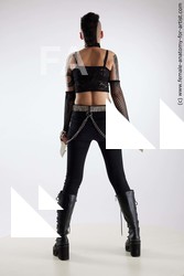 Casual Woman White Standing poses - ALL Underweight short black Standing poses - simple Standard Photoshoot Academic