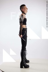 Casual Woman White Standing poses - ALL Underweight short black Standing poses - simple Standard Photoshoot Academic