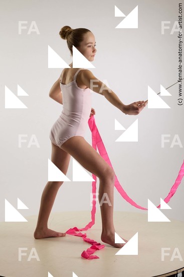 Sportswear Woman White Standing poses - ALL Slim long brown Standing poses - simple Standard Photoshoot  Academic