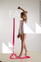 Sportswear Woman White Standing poses - ALL Slim long brown Standing poses - simple Standard Photoshoot  Academic