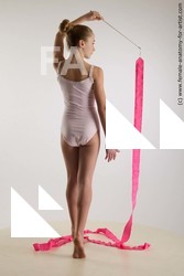 Sportswear Woman White Standing poses - ALL Slim long brown Standing poses - simple Standard Photoshoot  Academic