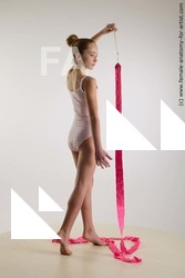 Sportswear Woman White Standing poses - ALL Slim long brown Standing poses - simple Standard Photoshoot  Academic
