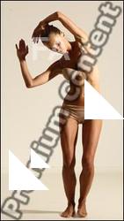 Modern aerobic reference poses of Kristyna