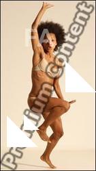 Modern aerobic reference poses of Holly