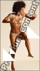 Modern aerobic reference poses of Holly