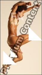 Modern aerobic reference poses of Holly