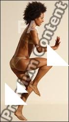 Modern aerobic reference poses of Holly