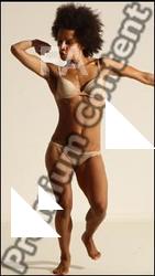 Modern aerobic reference poses of Holly