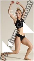 Modern dance poses of Anavi