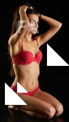 Kneeling reference poses of Waja